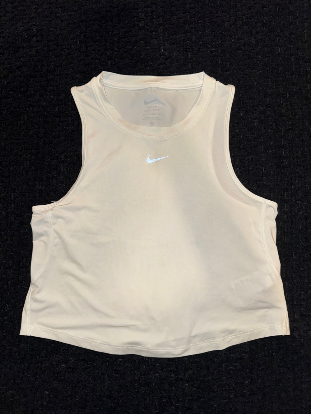 White Nike dri-fit tank top